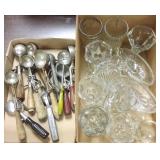 Antique ice cream scoop collection & group of soda