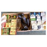 Group of assorted ammunition, holster, belts, etc