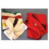 2 vintage wool blankets including Glacier Park &