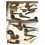 20 vintage pipes including Custombilt,