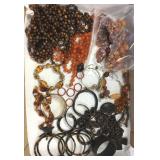 Group of amber etc jewelry