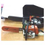 Stihl 034 chain saw & an Echo CS3400 chain