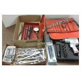 Group of tools including Snap On, Armstrong,