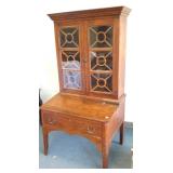 Antique American walnut secretary desk
