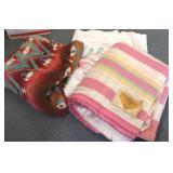3 textiles including Native American style