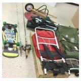 Group of camping & fishing etc. items