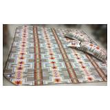 Pendelton wool blanket 112" x 104" & 3