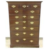 Stickley 10-drawer cherry highboy