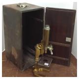 Bausch & Lomb microscope in an A.J. Griner case