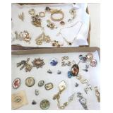 Group of vintage gold filled & hand and reverse