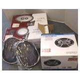 1 Clarion & 2 Infinity speaker sets with boxes