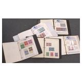 5 U.S. stamp albums most are mint & plate blocks