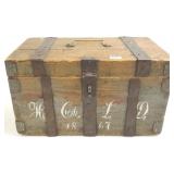 Small document box / trunk dated 1867