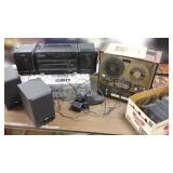 Teac reel to reel, speakers, tape decks, tapes etc