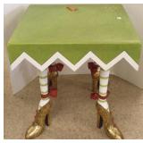 Artist style decorated high heel shoe table