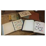 Group of stamp albums & stock books of vintage