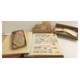 Stock book with U.S. etc stamps & group of U.S.