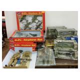 Group die cast military planes, figures, etc MIB