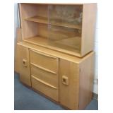 Vintage Heywood Wakefield 2-piece breakfront