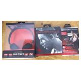 3 sets of wireless headphones