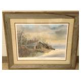 Large framed signed & numbered  Kouba "The Old