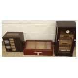 3 cigar humidors/ cabinets