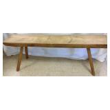 Primitive log bench - approx. 5