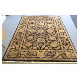 Handmade wood rug approx 6