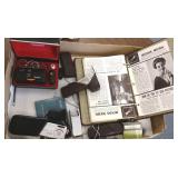 4 vintage spy cameras including Minox, Minolta,