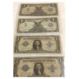 4- U.S. large blanket notes including 2- 1899