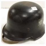 3rd Reich M34 Police Civic double decal helmet