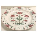 17" Villeroy & Boch art nouveau poppy platter