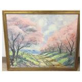 Framed signed Carl Schmidt oil on board-