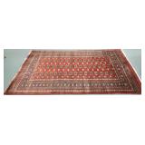 Handmade signed oriental rug approx. 6