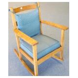 Mission oak rocker with Stickley label