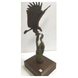 Approx 20" signed Shoop (Wally) #10/14 bronze