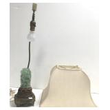 Oriental hardstone vase/ lamp (as seen)