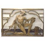 Art Deco iron panel by Flour City Ornamental Iron