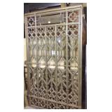 Impressive bronze mail room door with frame by