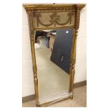 Antique gilt wood pier mirror 26" x 54" (some as