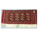 Antique handmade Persian tent flap 15" x 32"