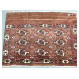 Antique handmade oriental rug 31" x 40"
