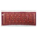 Antique handmade Persian tent flap 15" x 37"