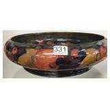 12" Moorcroft Pomegranate shallow bowl