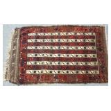 Antique handmade oriental Persian rug approx.
