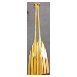 Pair Riverside brand Moose Lake MN canoe paddles