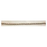 10k gold tennis bracelet set with approx 5.00 ctw