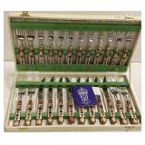 24-piece set of Royal Crown Derby porcelain