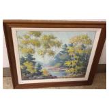 Framed signed Carl W. Rawson 