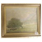 Framed unsigned Carl Rawson attributed with